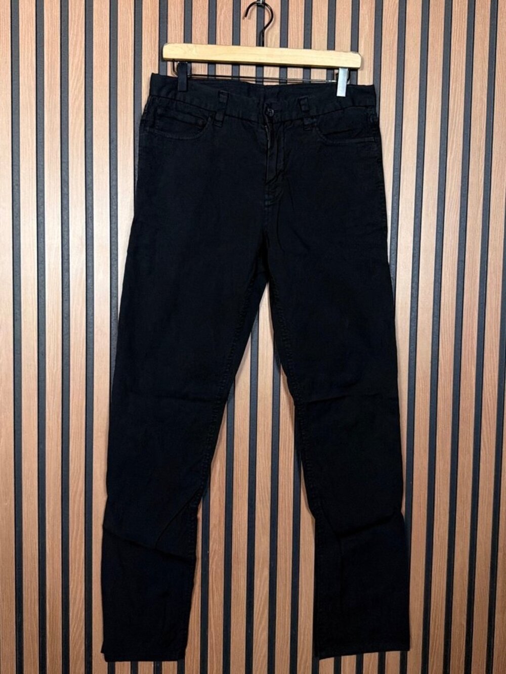 Buck Mason Pants 31 x 32 Mens Black Duck Canvas Straight 5 Pocket
